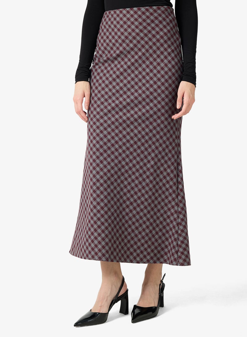 ELLA Check Print skirt - Image 1